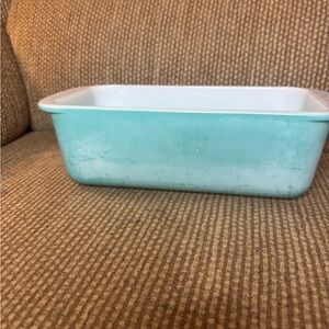 Pyrex Robin Egg Blue Bread Loaf Baking Dish 1.5 QT #213